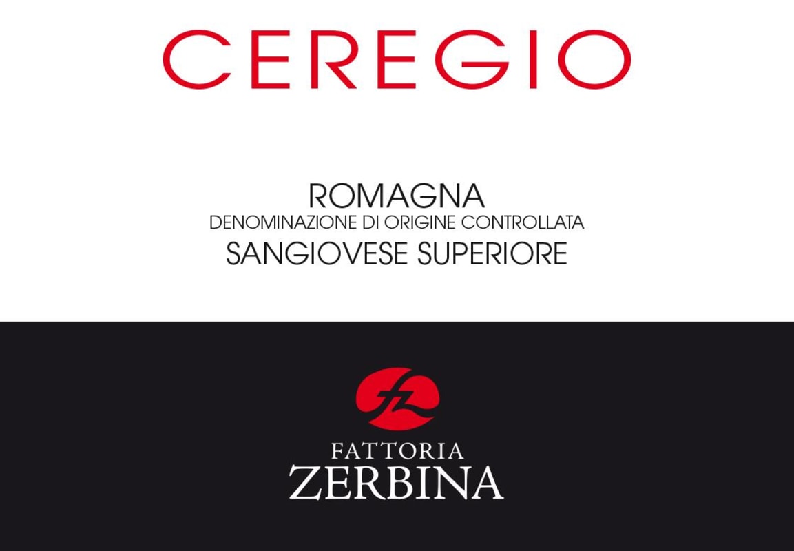 Zerbina Sangiovese di Romagna Superiore Ceregio 2014 Front Label