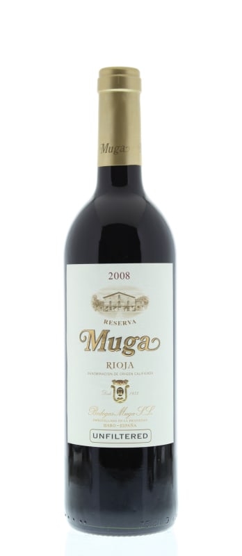 Bodegas Muga Reserva 2008 Front Bottle Shot
