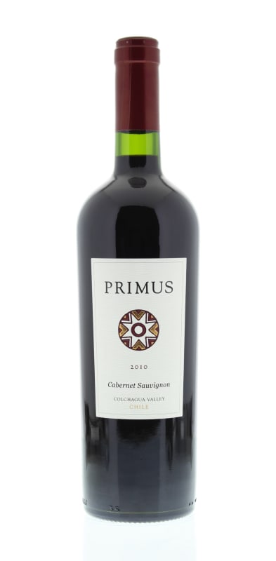 Primus Cabernet Sauvignon 2010 Front Bottle Shot