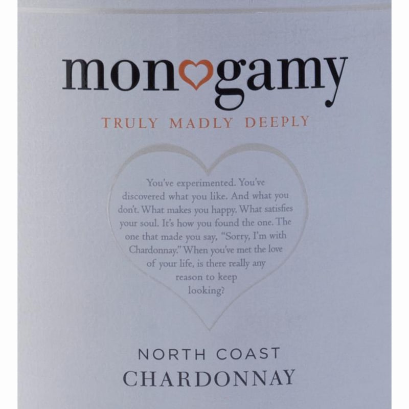 Monogamy Truly Madly Deeply Chardonnay 2007 Front Label