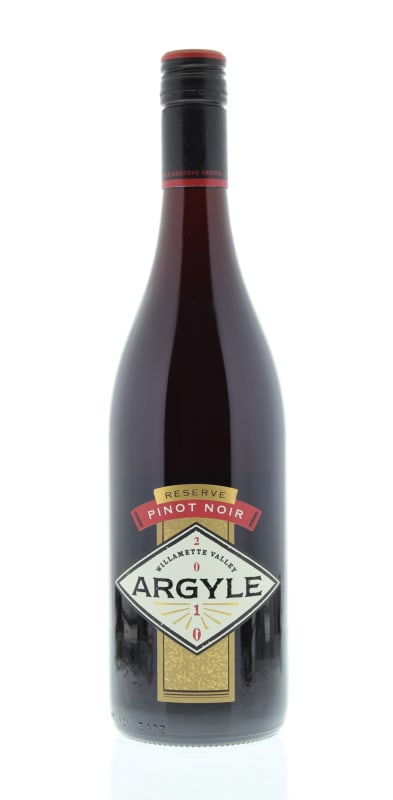 Argyle Reserve Pinot Noir 2010 Front Bottle Shot
