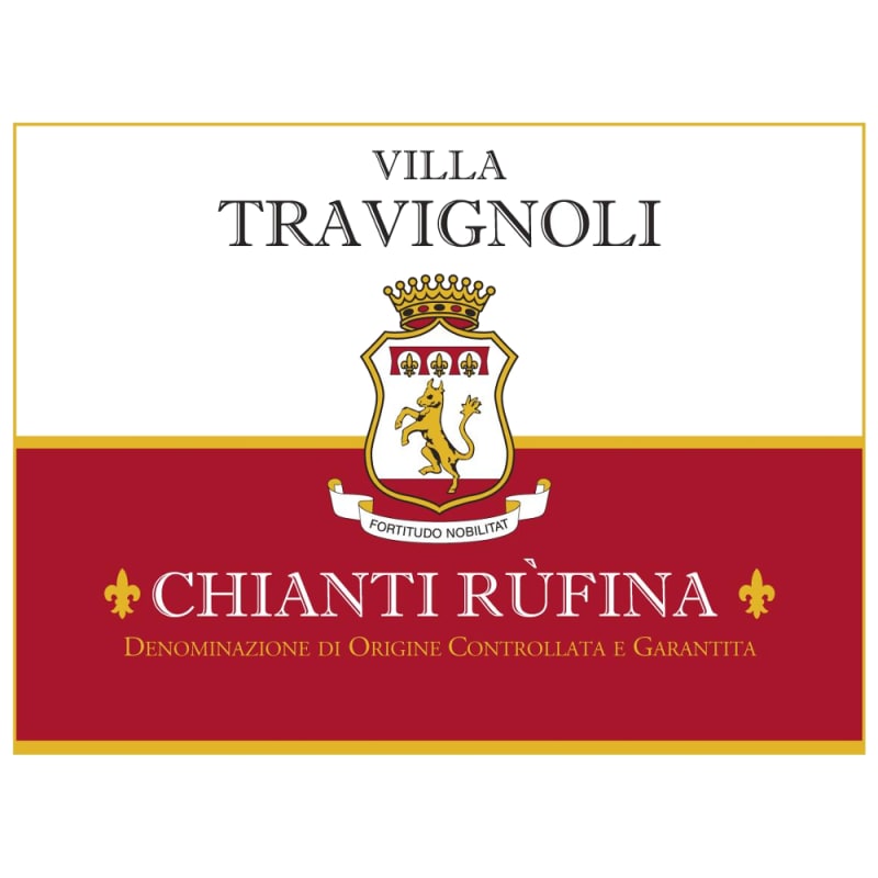 Villa Travignoli Chianti Rufina 2010 Front Label