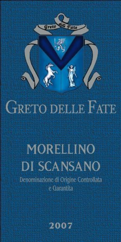 Fazi-Battaglia Greto delle Fate Morellino di Scansano 2007 Front Label
