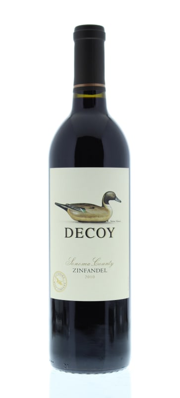Decoy Zinfandel 2010 Front Bottle Shot