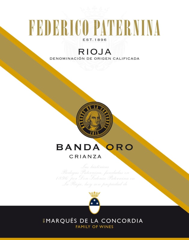 Paternina Banda Oro Crianza 2013 Front Label