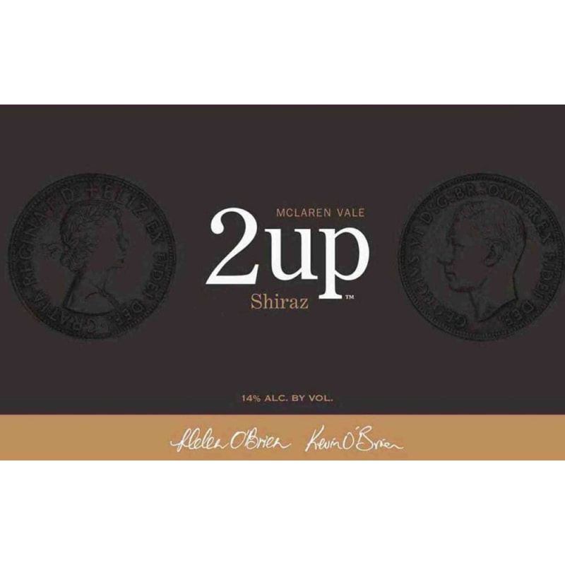 2 up Shiraz 2011 Front Label