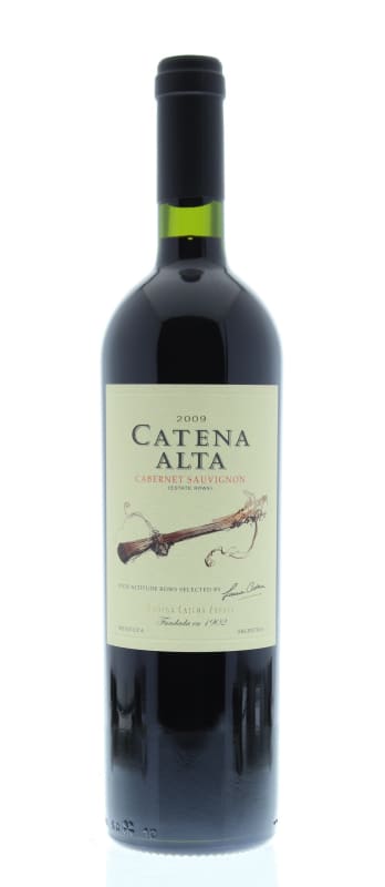 Catena Alta Cabernet Sauvignon 2009 Front Bottle Shot