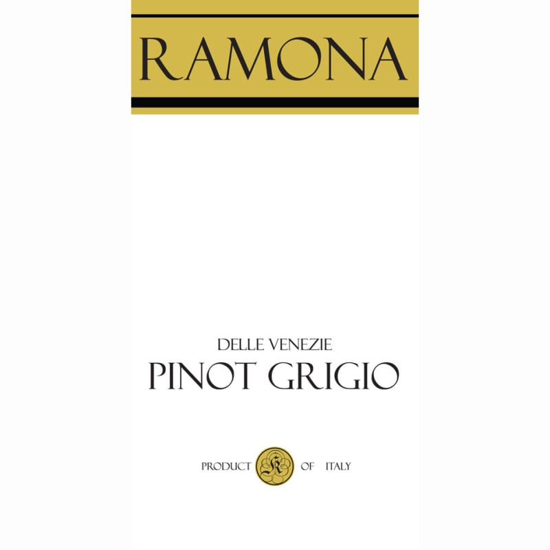 Ramona Singer Pinot Grigio 2011 Front Label