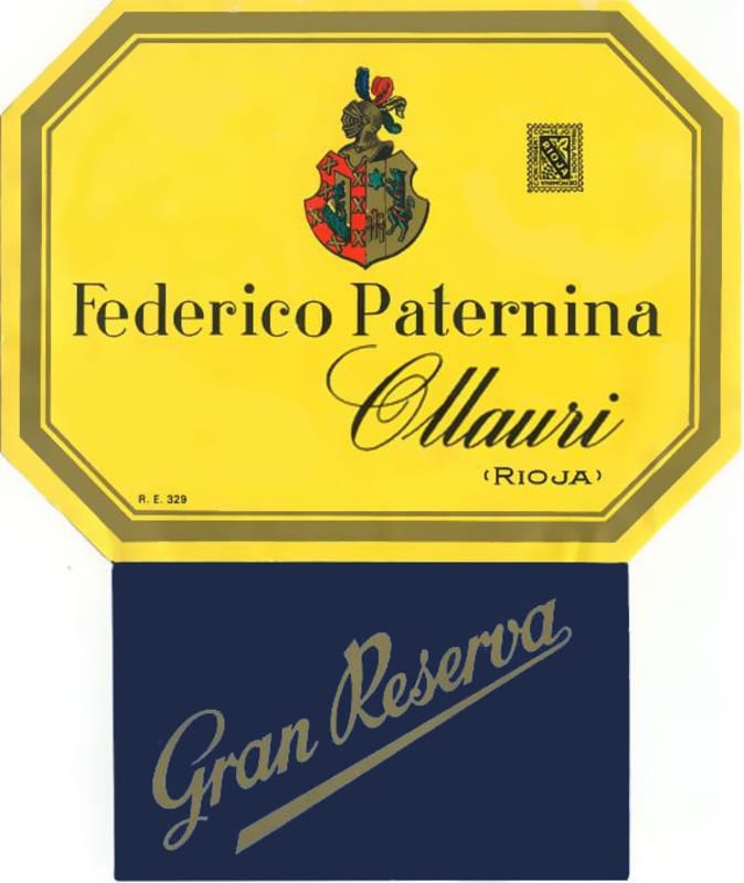 Paternina Ollauri Gran Reserva Especial 1962 Front Label
