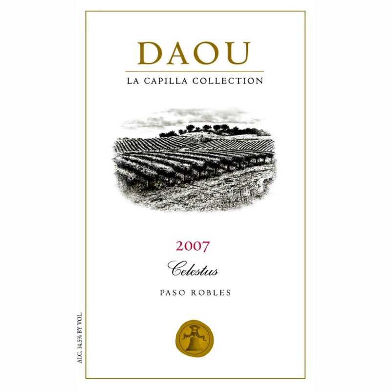 DAOU Celestus Red Blend 2007 Front Label