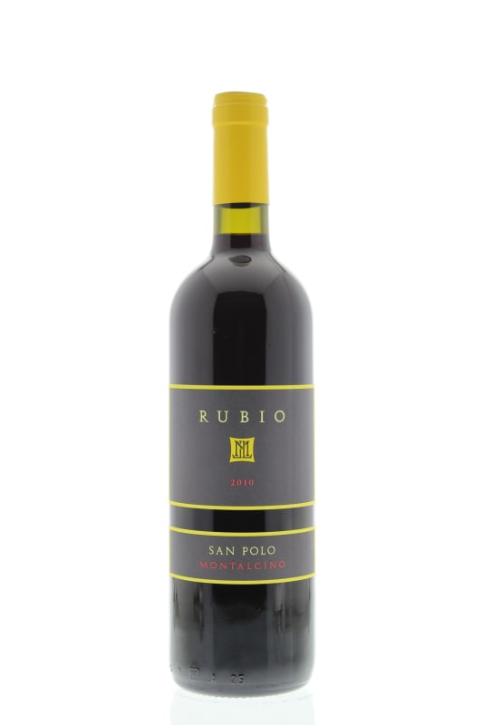 Poggio San Polo Rubio 2010 Front Bottle Shot
