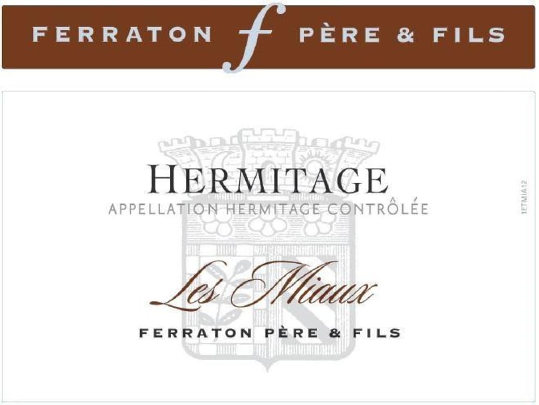 Ferraton Pere & Fils Hermitage Les Miaux Blanc 2013 Front Label