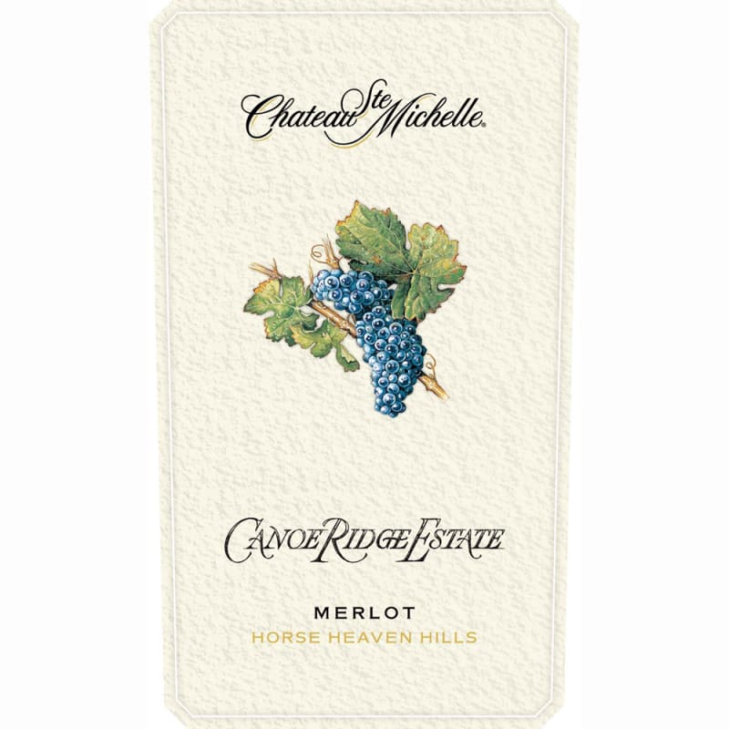 Chateau Ste. Michelle Canoe Ridge Estate Vineyard Merlot 2010 Front Label
