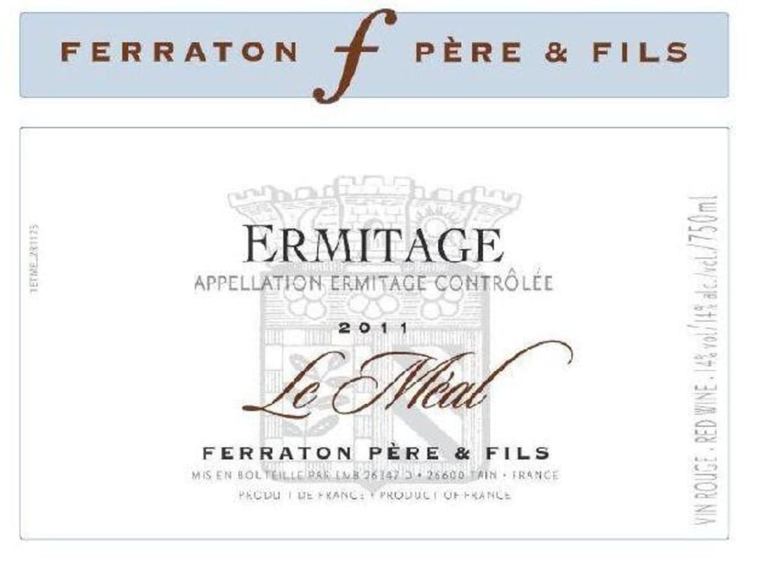 Ferraton Pere & Fils Ermitage Le Meal 2011 Front Label