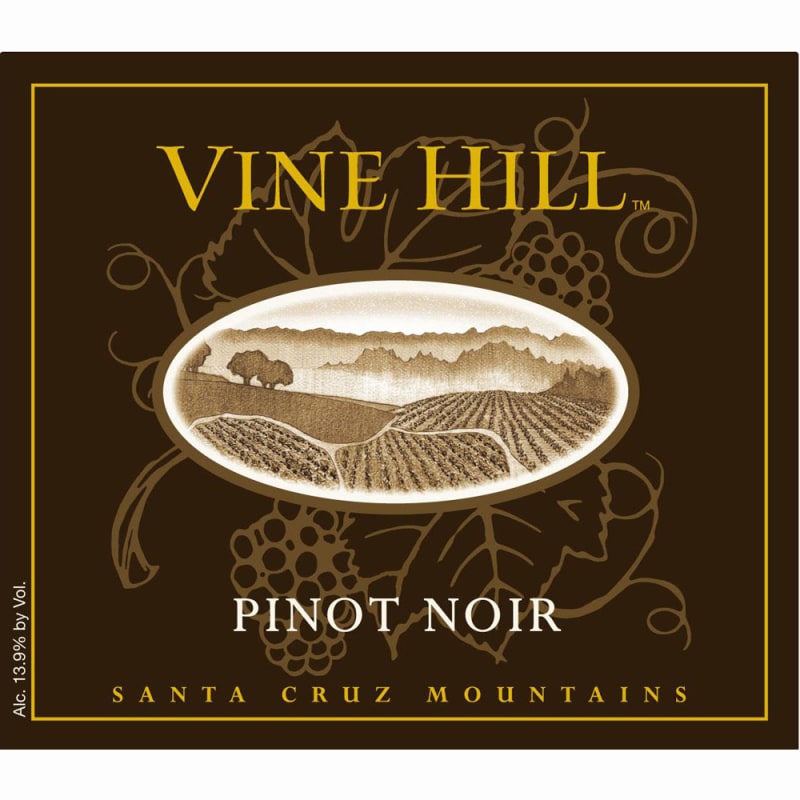 Vine Hill Santa Cruz Mountains Pinot Noir 2010 Front Label