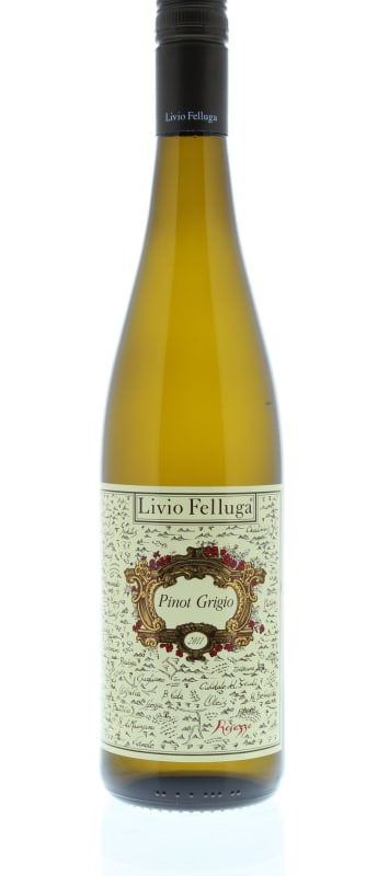 Livio Felluga Pinot Grigio 2011 Front Bottle Shot