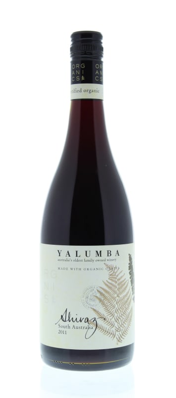 Yalumba Organic Shiraz 2011 Front Bottle Shot