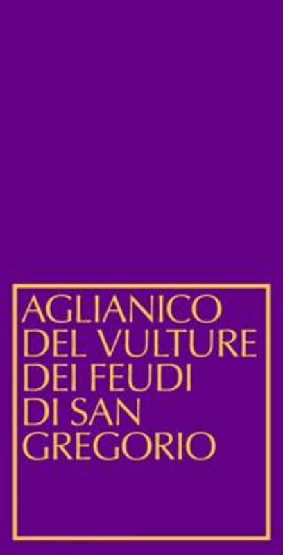 Feudi di San Gregorio Aglianico del Vulture 2012 Front Label