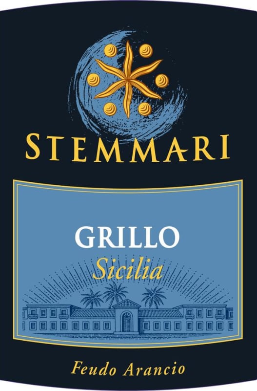 Arancio Stemmari Grillo 2010 Front Label