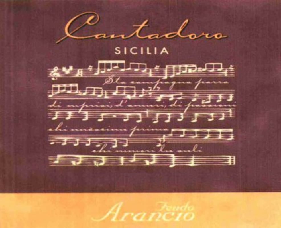 Arancio Stemmari Cantadoro 2010 Front Label