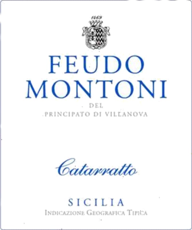 Feudo Montoni Catarratto 2012 Front Label