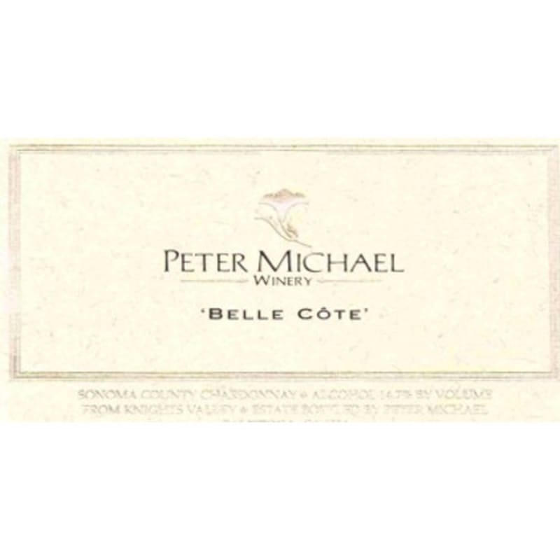 Peter Michael Belle Cote Chardonnay 2009 Front Label