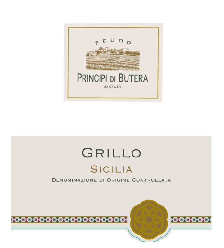 Feudo Principi di Butera Principi di Butera Grillo 2014 Front Label
