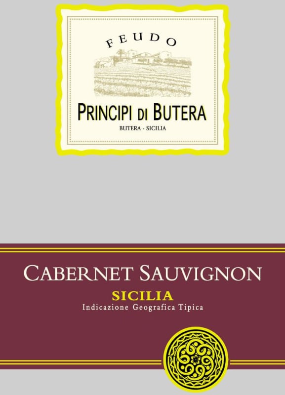 Feudo Principi di Butera Principi di Butera Cabernet Sauvignon 2009 Front Label