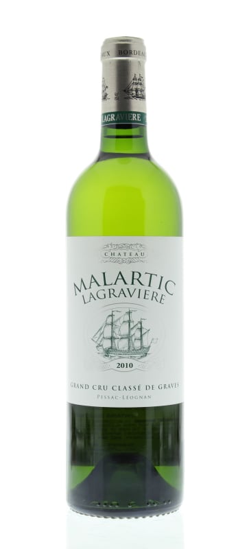 Chateau Malartic-Lagraviere Blanc 2010 Front Bottle Shot