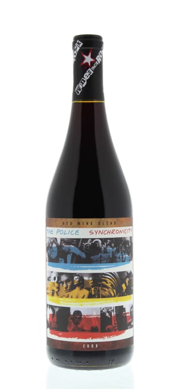 Wines That Rock The Police Synchronicity Red Wine Blend 2008 Front Bottle Shot