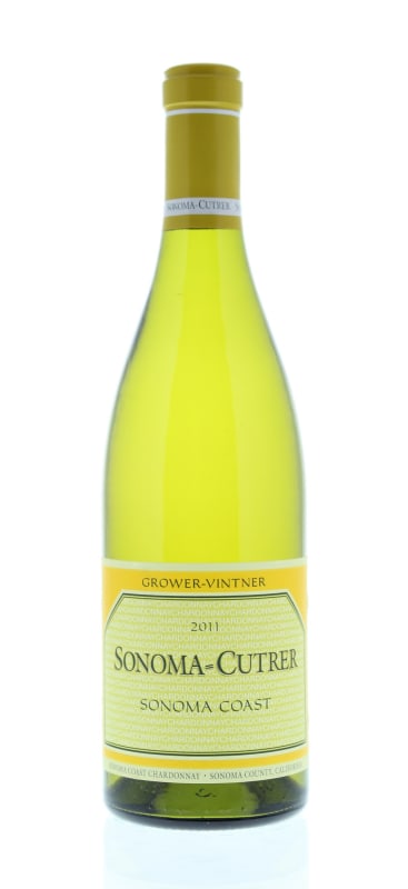 Sonoma-Cutrer Sonoma Coast Chardonnay 2011 Front Bottle Shot