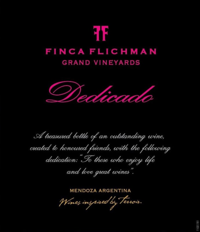 Finca Flichman Dedicado 2012 Front Label