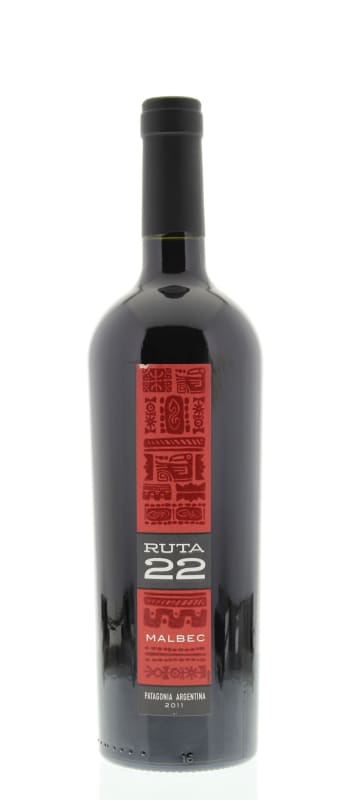 Ruta 22 Malbec 2011 Front Bottle Shot
