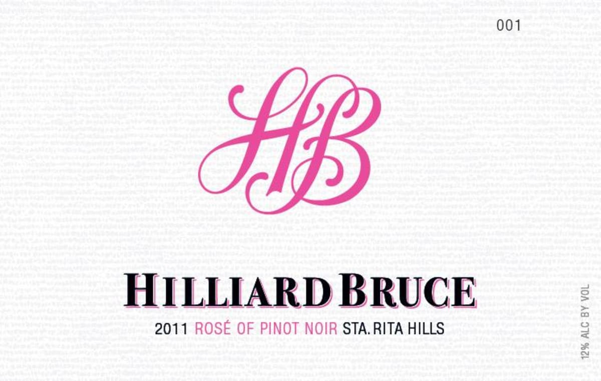 Hilliard Bruce Rose of Pinot Noir 2011 Front Label