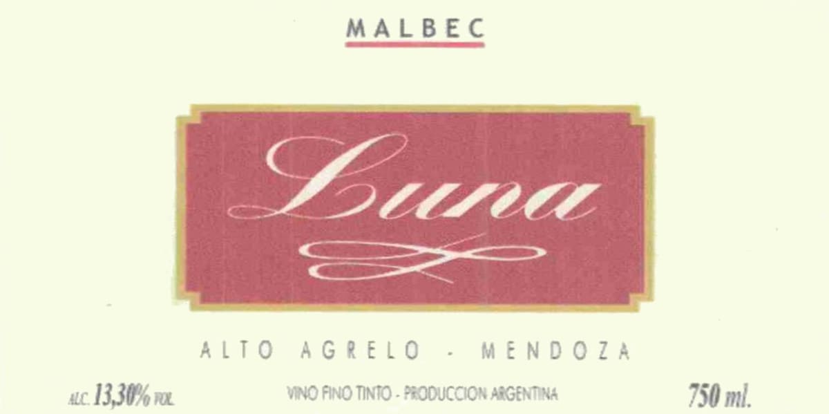 Finca La Anita Luna Malbec 2012 Front Label