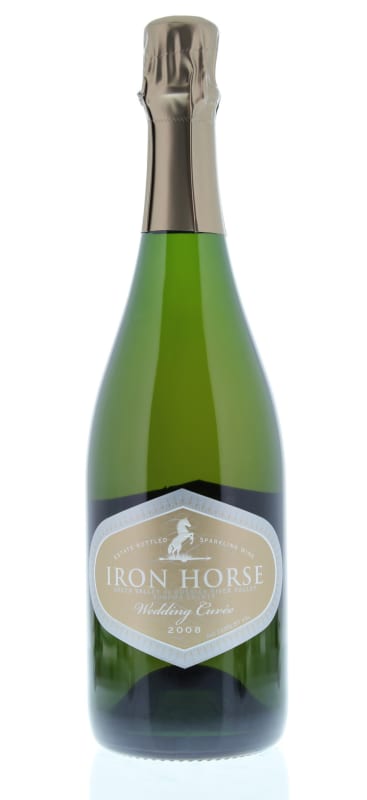Iron Horse Wedding Cuvee 2008 Front Bottle Shot