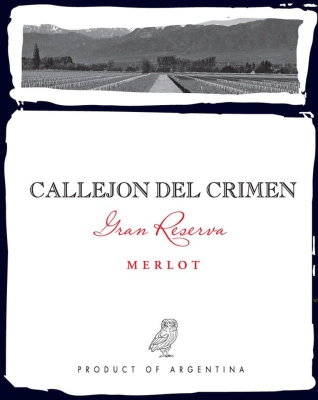 Finca la Luz Callejon del Crimen Gran Reserva Merlot 2008 Front Label