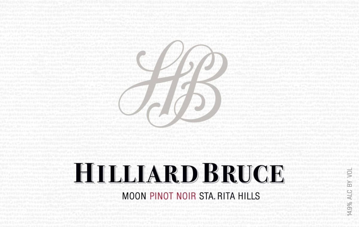 Hilliard Bruce Moon Pinot Noir 2012 Front Label