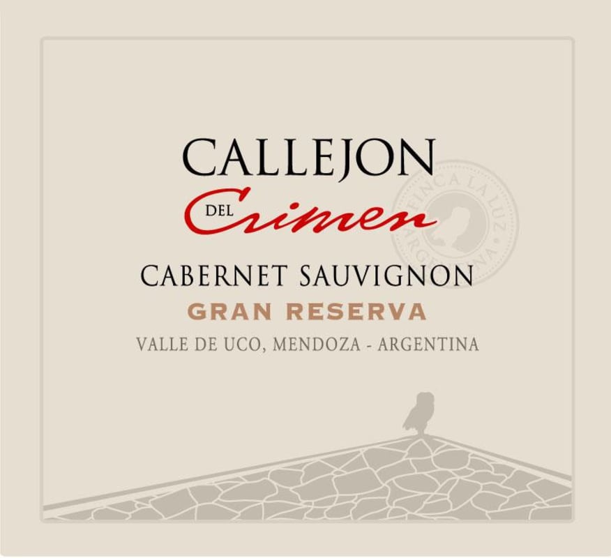 Finca la Luz Callejon del Crimen Gran Reserva Cabernet Sauvignon 2012 Front Label