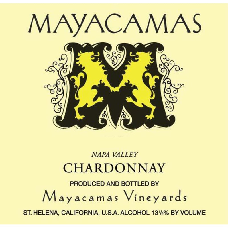 Mayacamas Chardonnay 2009 Front Label
