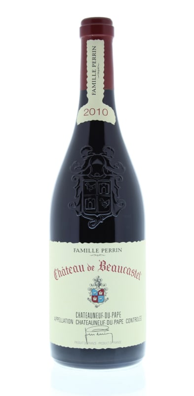 Chateau de Beaucastel Chateauneuf-du-Pape 2010 Front Bottle Shot
