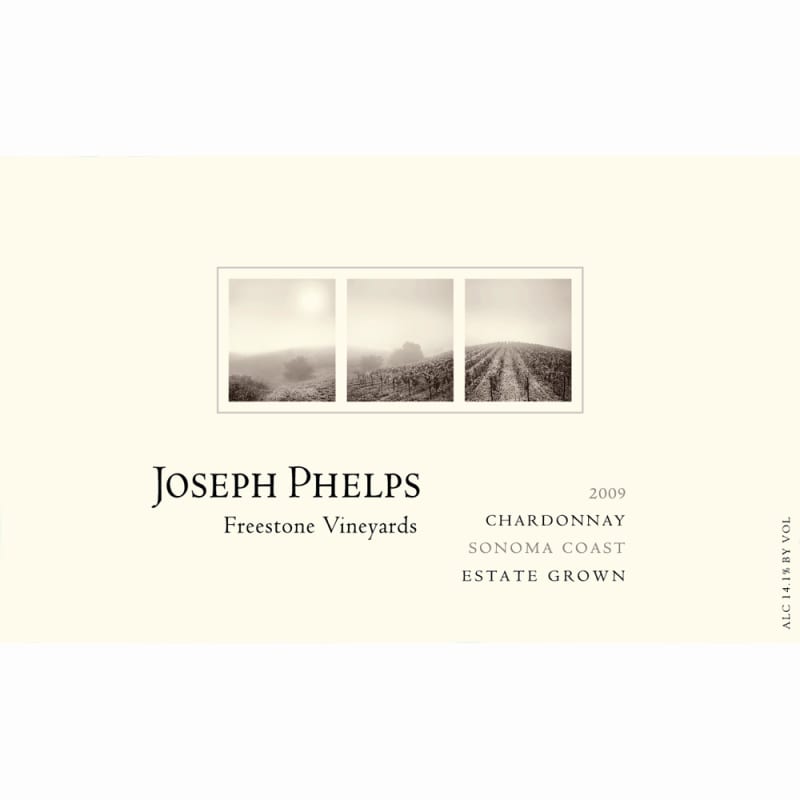Joseph Phelps Freestone Vineyards Chardonnay 2009 Front Label