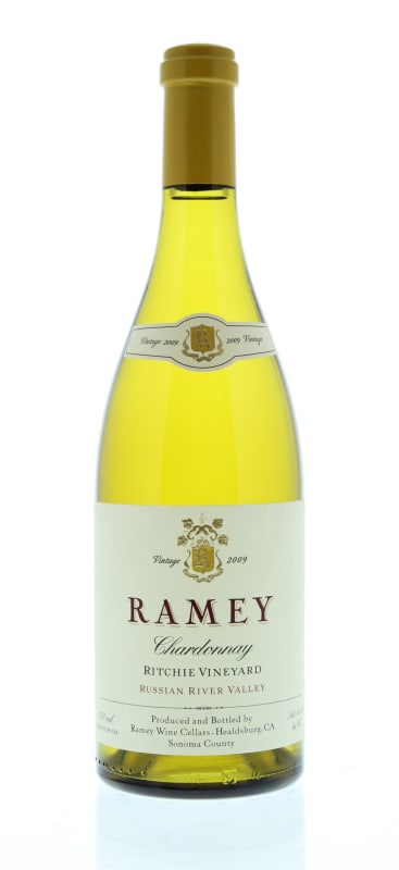 Ramey Ritchie Vineyard Chardonnay 2009 Front Bottle Shot