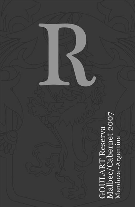 Bodega Goulart Goulart Reserva Malbec - Cabernet Sauvignon 2007 Front Label