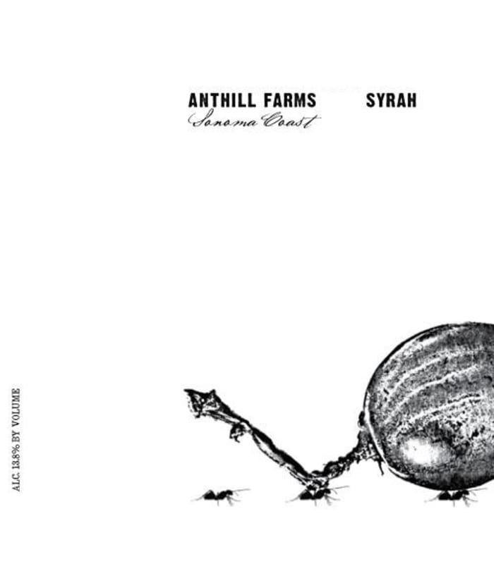 Anthill Farms Syrah 2013 Front Label
