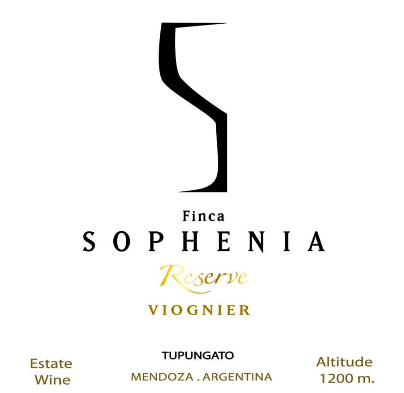 Finca Sophenia Reserve Viognier 2011 Front Label
