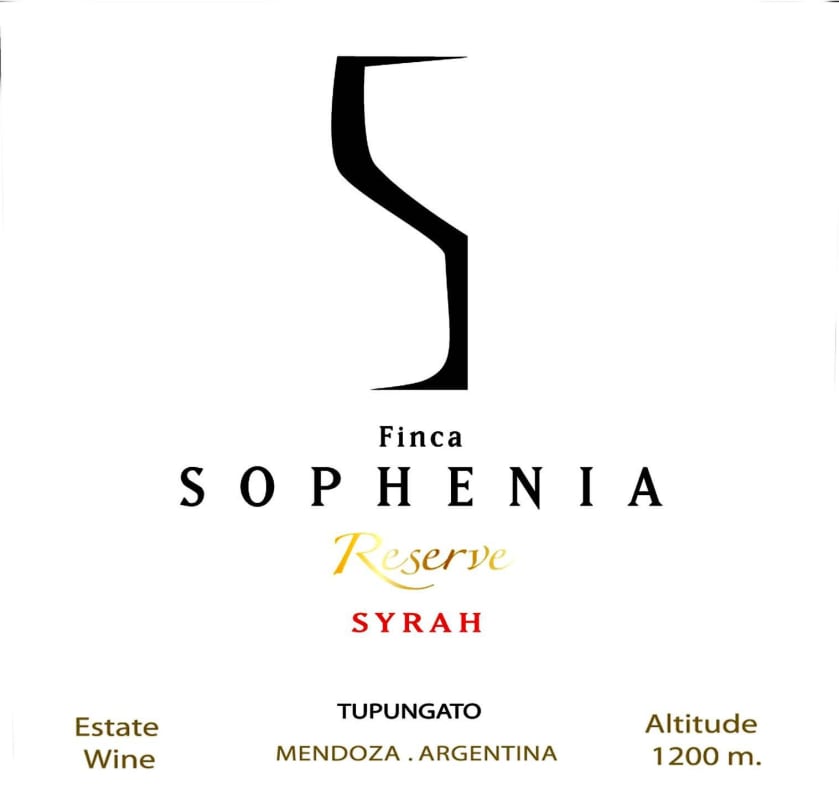 Finca Sophenia Reserve Syrah 2011 Front Label