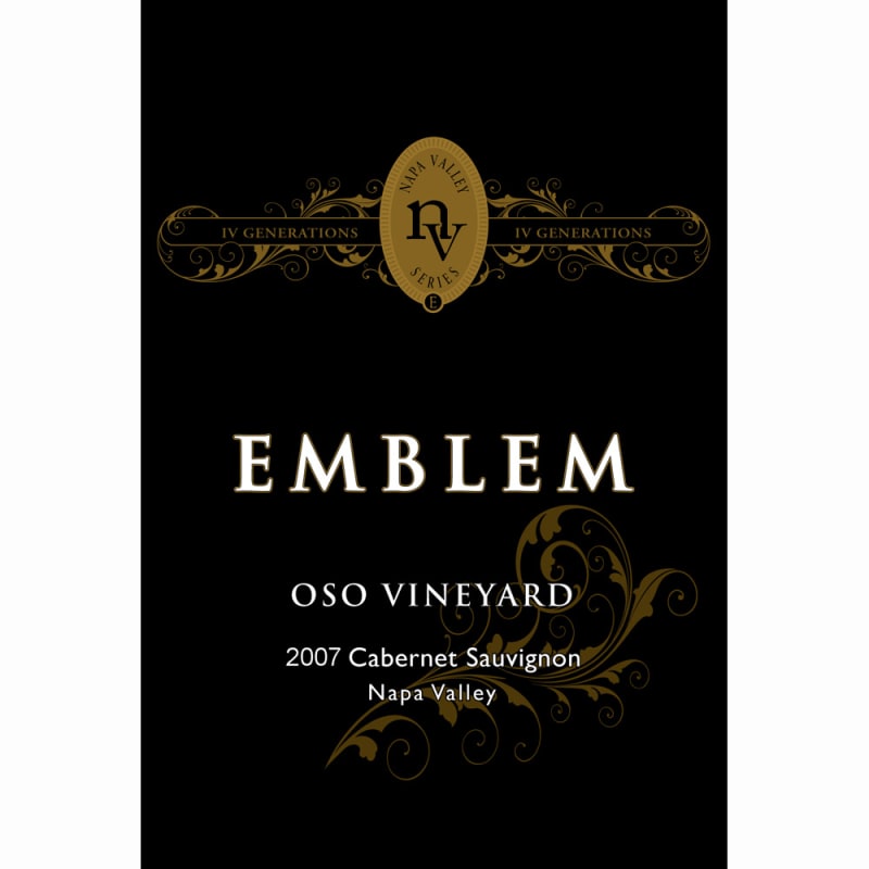 Emblem by Michael Mondavi Oso Vineyard Cabernet Sauvignon 2007 Front Label