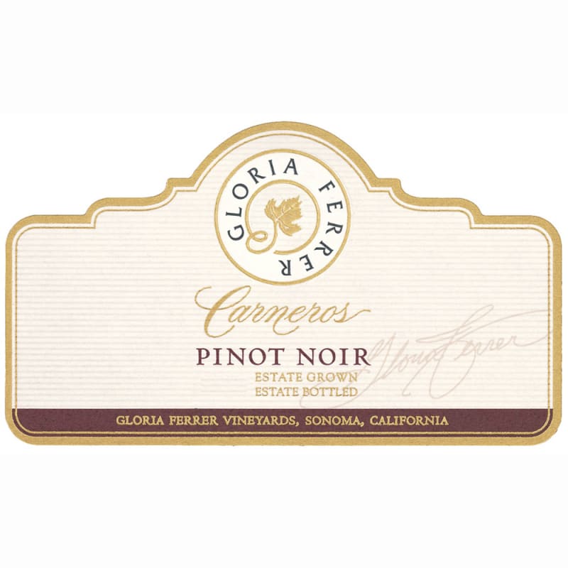 Gloria Ferrer Carneros Pinot Noir 2009 Front Label