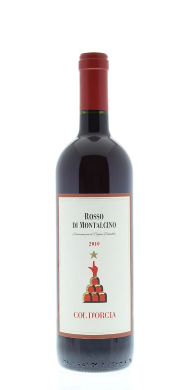 Col d'Orcia Rosso di Montalcino 2010 Front Bottle Shot